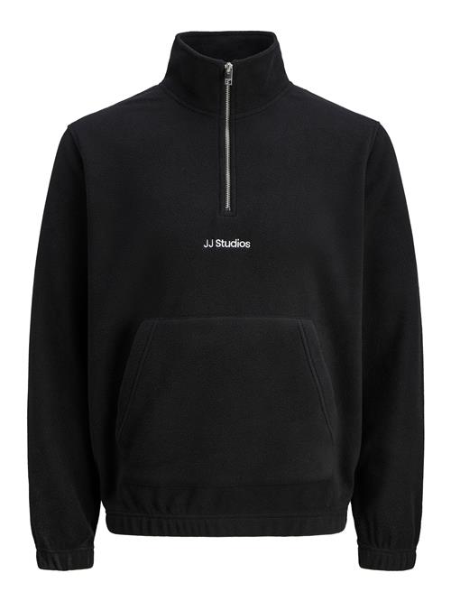 JACK & JONES Sweatshirt  sort / hvid