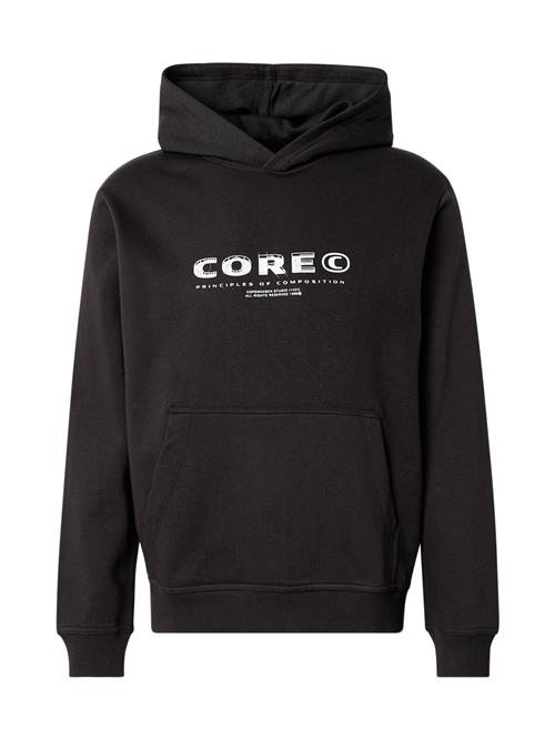 JACK & JONES Sweatshirt 'JCOSTANCE'  sort / hvid