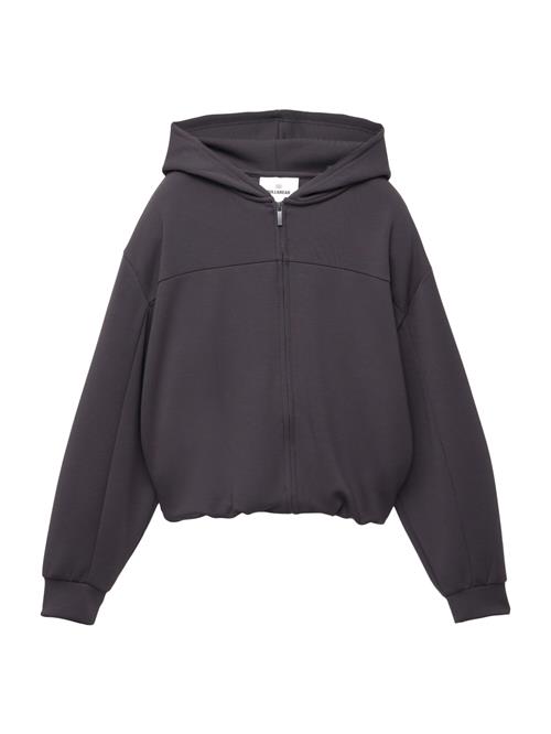 Pull&Bear Sweatjakke  mørkegrå