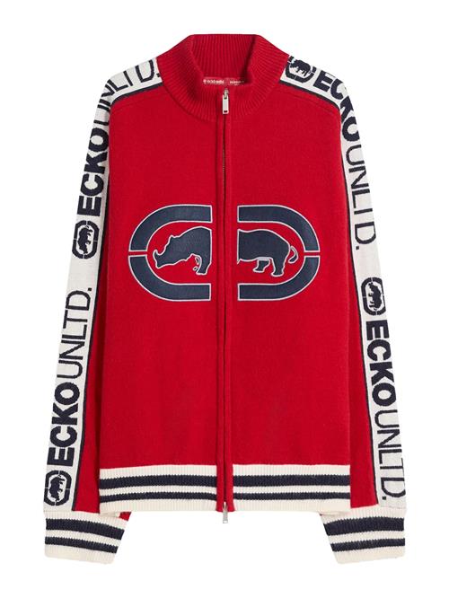 Bershka Cardigan  navy / rød / sort / hvid