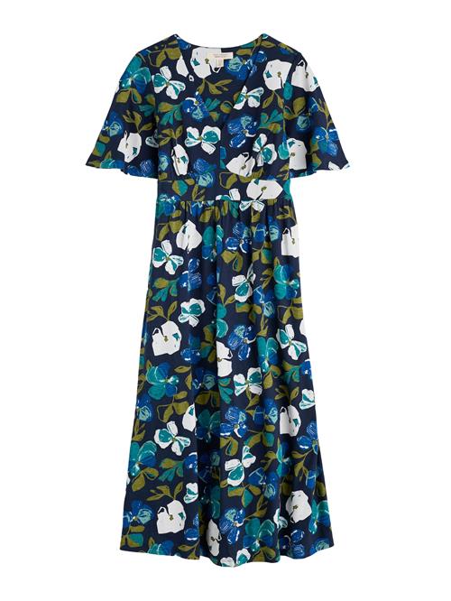 Seasalt Cornwall Kjole 'Chateaux'  marin / cyanblå / khaki / hvid