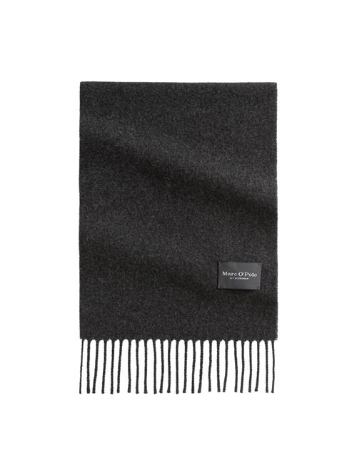 Marc O'Polo Sjal  mørkegrå / hvid