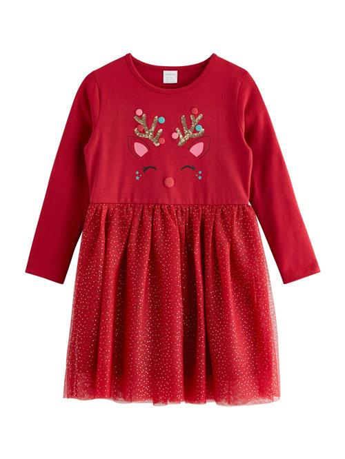 Lindex Kjole  guld / lyserød / mørkerød / sort