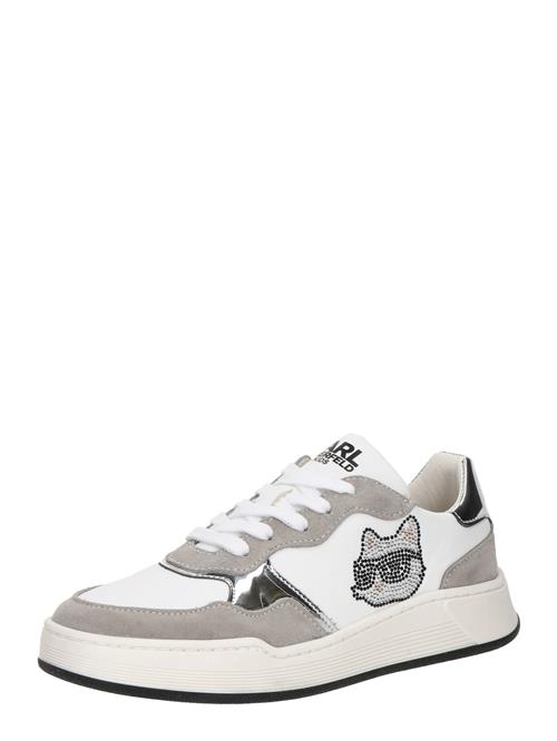 Karl Lagerfeld Sneakers  mudderfarvet / sølv / hvid