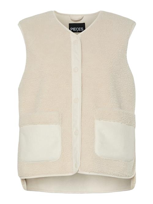 PIECES Vest 'PCJUNE'  creme