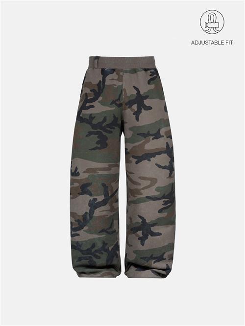 ENRAGE Bukser 'CAMO'  grøn-meleret