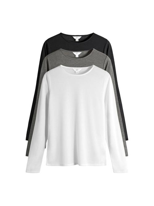 The Set Shirts  grå / sort / hvid