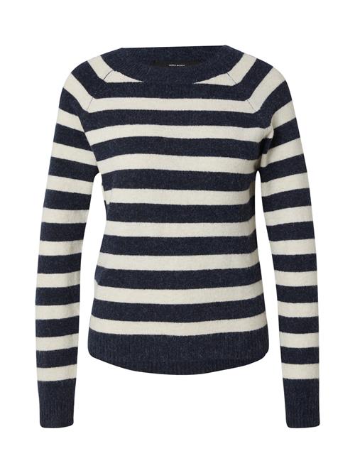 VERO MODA Pullover  mørkeblå / hvid