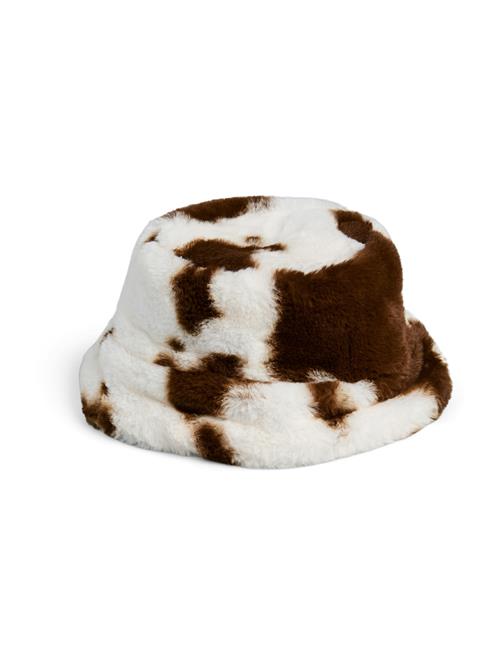 PIECES Hat 'PCJEANEL'  brun / hvid