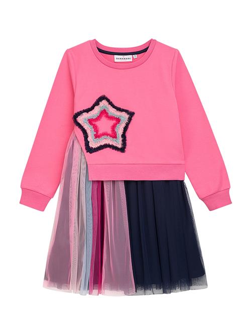 Danamade Kjole  marin / lyseblå / pink / lyserød