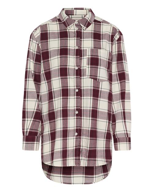 Part Two Bluse 'Samea'  bordeaux / hvid