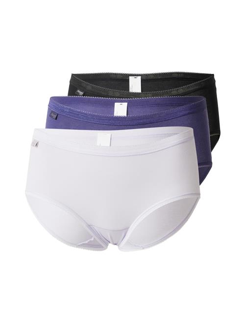 SLOGGI Panty 'Basic+'  indigo / sort-meleret / hvid