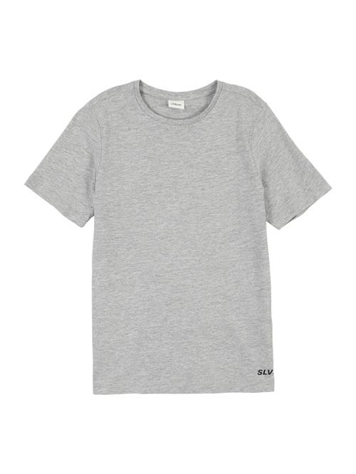 s.Oliver Shirts  grå-meleret / sort