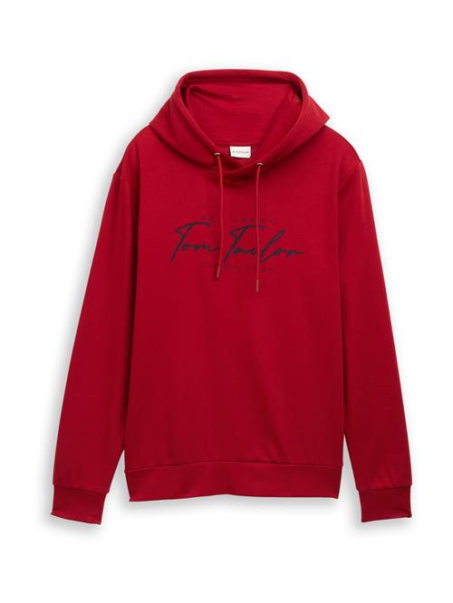 TOM TAILOR Sweatshirt  rød / sort
