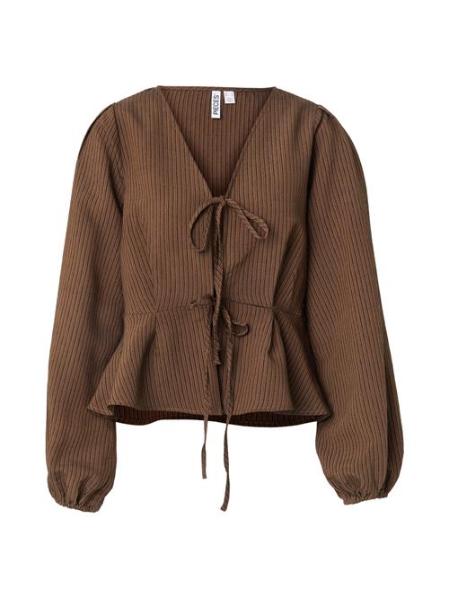 PIECES Bluse 'PCNANNIE'  choko / mørkebrun
