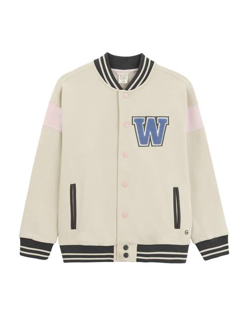 Cool Club Sweatjakke  beige / blå / sort