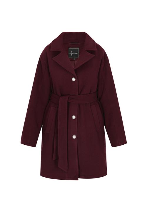 faina Overgangsfrakke  burgunder