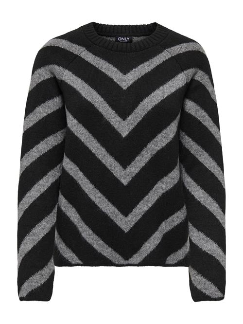 ONLY Pullover 'ONLELIZA'  grå / sort