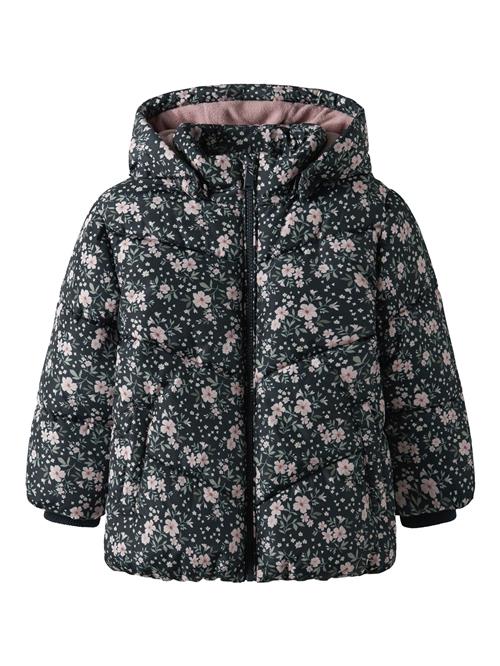 NAME IT Vinterjakke 'NMFMAY'  natblå / gran / pudder