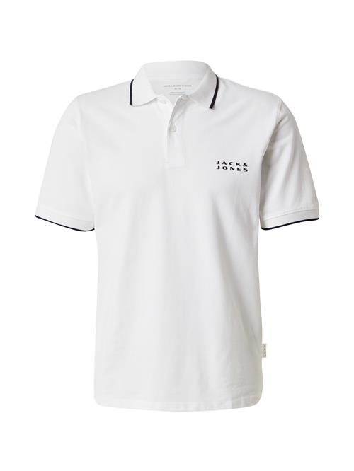 JACK & JONES Bluser & t-shirts 'JCOSTANCE'  sort / hvid