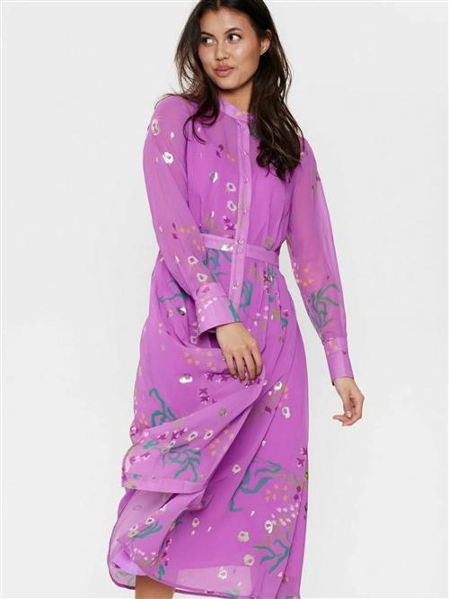 NÜMPH Blusekjole ' KYNDALL NEW '  lilla / blandingsfarvet