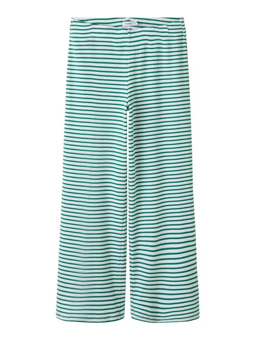 NAME IT Bukser  grøn / hvid