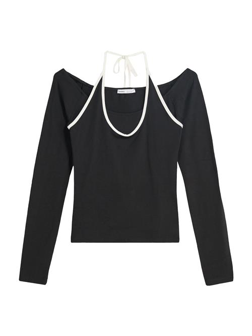 Bershka Shirts  sort / hvid