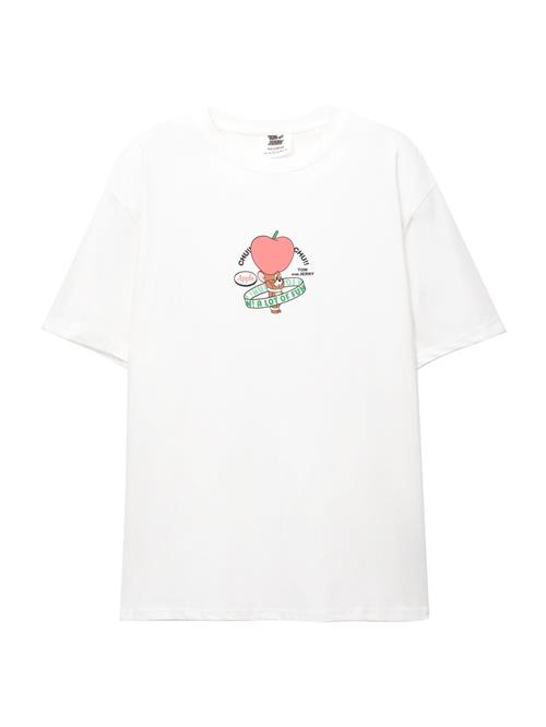 Pull&Bear Bluser & t-shirts 'TOM JERRY'  grøn / rød / sort / hvid