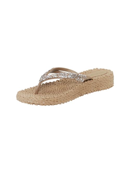 ILSE JACOBSEN Klipklappere 'Cheerful 08M'  lysebrun / guld / hvid