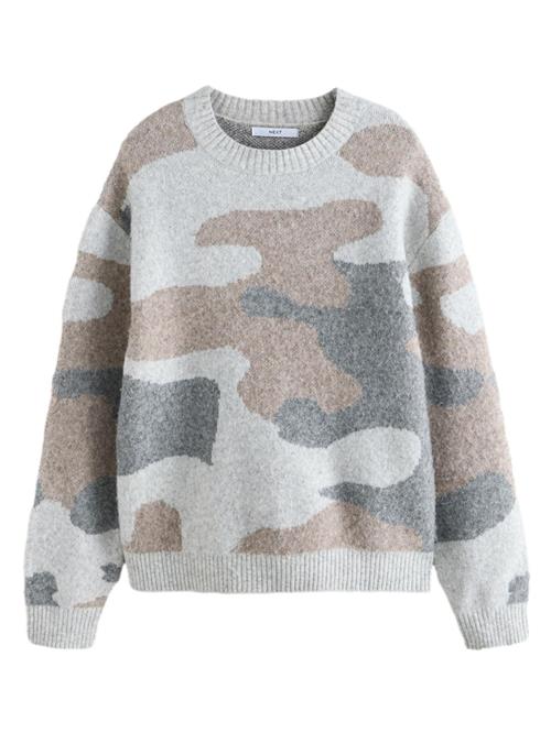 Next Pullover  mørkebeige / grå / basalgrå