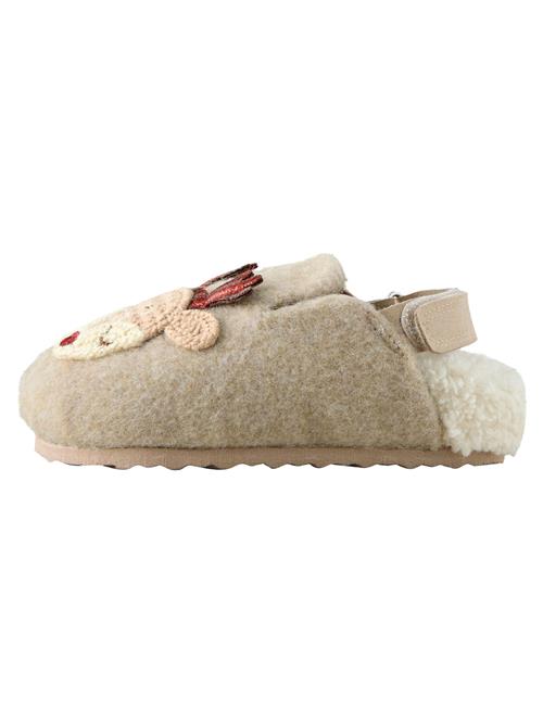 Next Hjemmesko  beige / creme / mørkerød