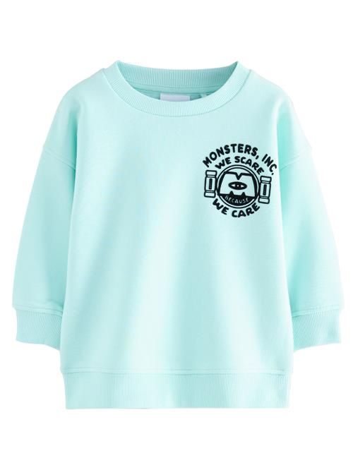 Next Sweatshirt 'Monsters Inc Crew'  azur / aqua / grøn / sort