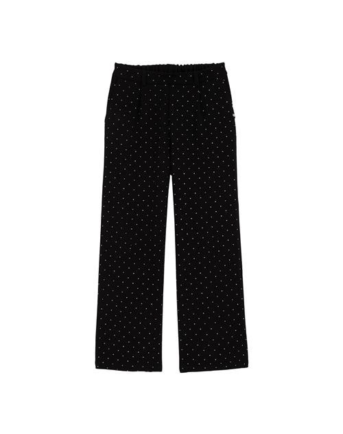 WE Fashion Bukser  sort / hvid