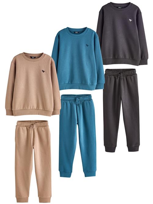 Next Joggingdragt  sand / blå / basalgrå