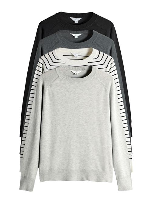 The Set Pullover  grå / lysegrå / sort / hvid