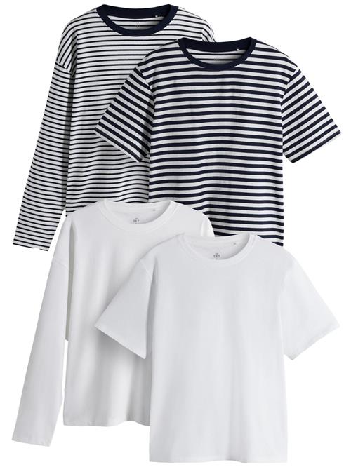 The Set Shirts  sort / hvid