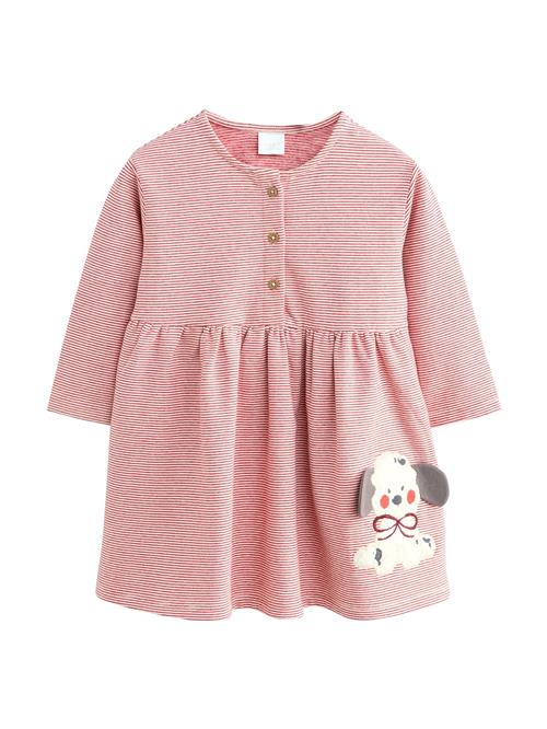 Next Kjole  grå / lyserød / rød / hvid