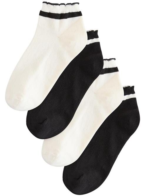 Next Sokker  ecru / sort