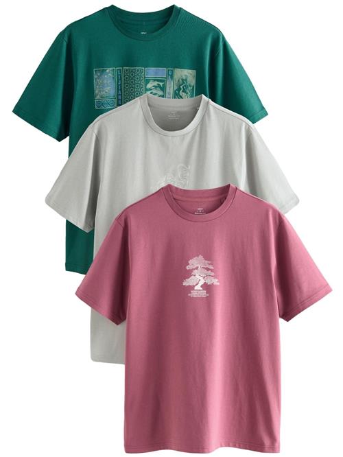 Next Bluser & t-shirts  lysegrå / grøn / magenta / hvid