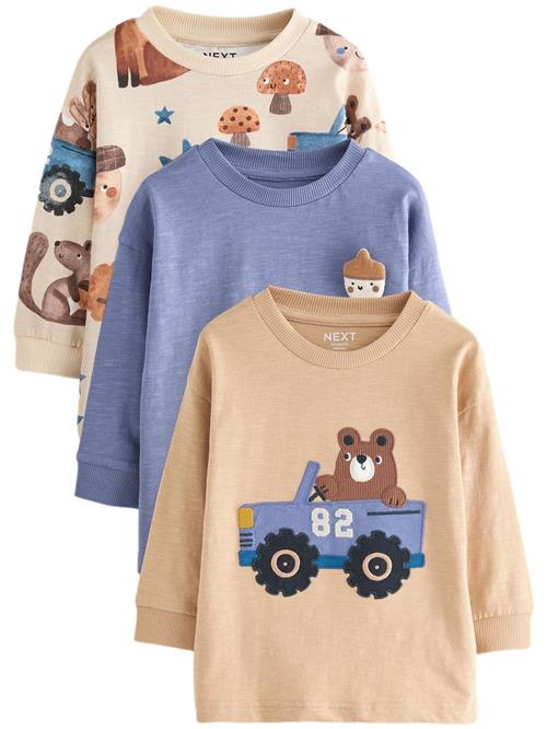 Next Shirts  safir / karamel / cappuccino / hvid