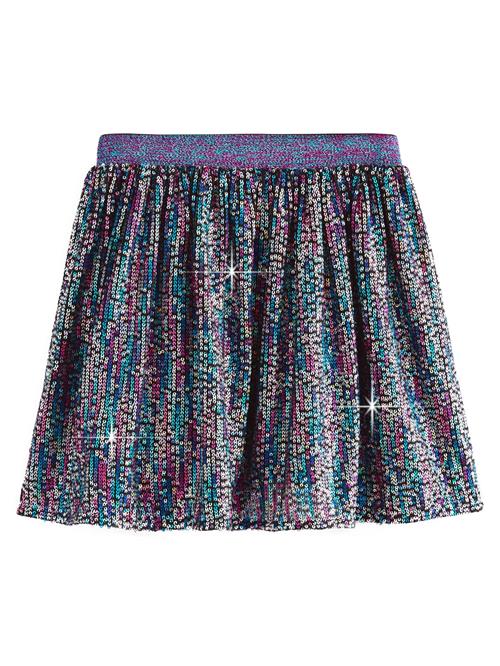 Next Nederdel  aqua / pink / sort / sølv