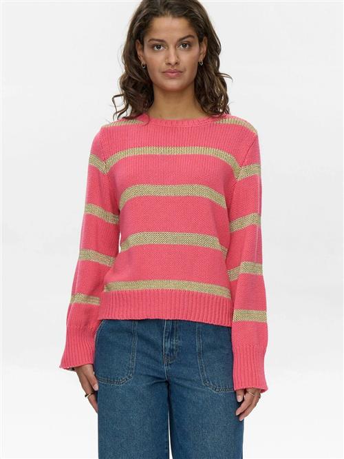 NÜMPH Pullover ' KRISTY '  guld / pink