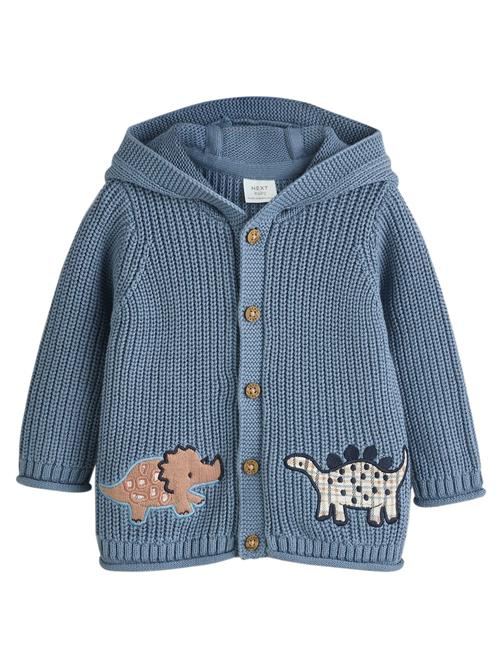 Next Cardigan  dueblå / brun / hvid