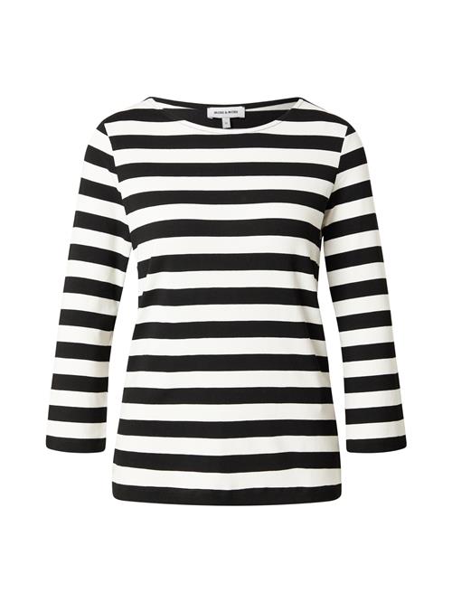 MORE & MORE Shirts  sort / hvid