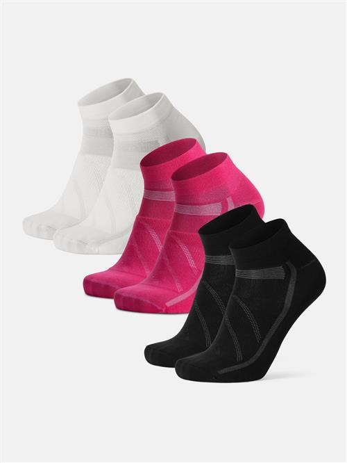 DANISH ENDURANCE Sportssokker  pink / sort / hvid