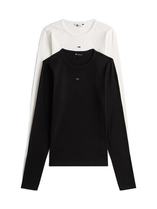 Tommy Jeans Shirts 'Essential'  sort / hvid