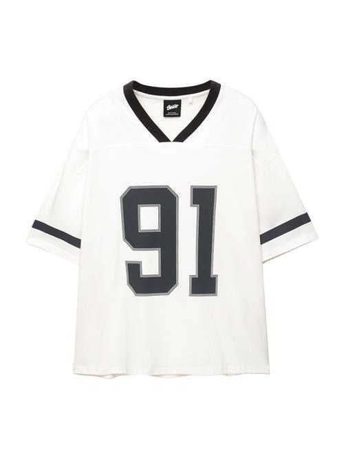 Pull&Bear Bluser & t-shirts 'STWD'  sort / hvid