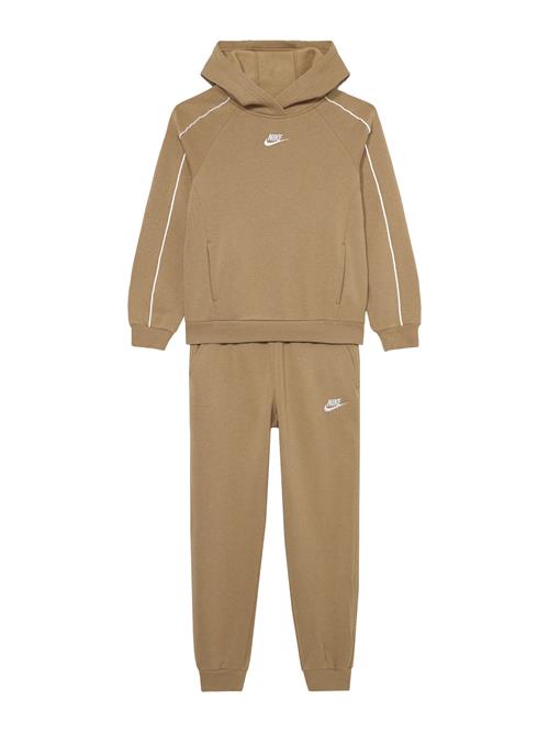 Nike Sportswear Joggingdragt 'CLUB FLC'  mørkebeige