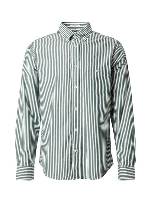 GANT Skjorte  gran / hvid