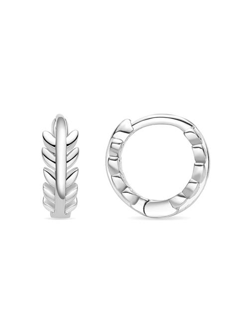 Luxenter Øreringe 'Isbak'  sølv